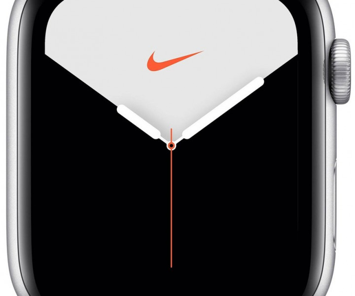 Apple Watch Series Nike 5 GPS 44mm Silver Aluminum Case Pure Plat/Blk Sp Band (MX3V2) б/у